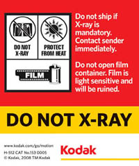 Do Not Xray Label