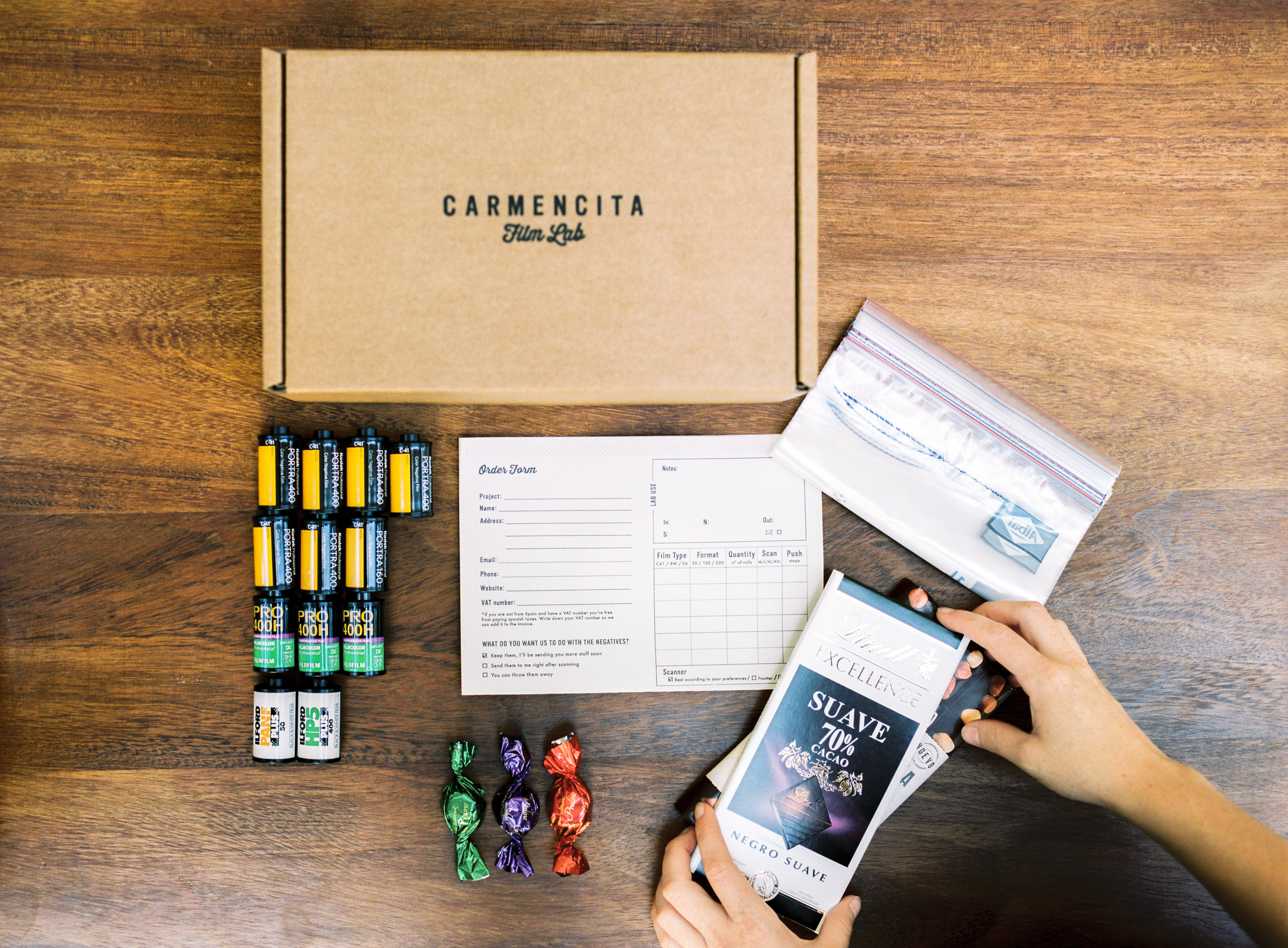 How to pack your film CARMENCITA 9