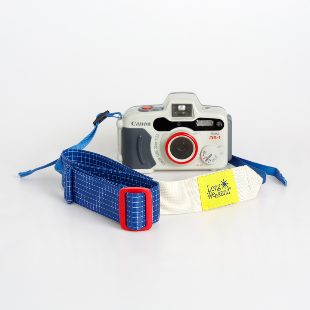 Long Weekend – Adjustable Camera Neck Strap – Creme Multi