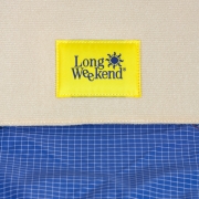 Long Weekend – Padded Camera Wrap 19″x19″ – Creme-Multi